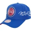 Mitchell & Ness Snapback-Champ Wrap Pro Snapback Hwc Detroit Pistons
