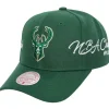 Mitchell & Ness Snapback-Champ Wrap Pro Snapback Milwaukee Bucks