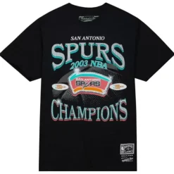 Mitchell & Ness T-Shirts & Tops-Champions Era Ss Tee Hwc San Antonio Spurs