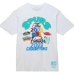 Mitchell & Ness T-Shirts & Tops-Champs Fest Ss Tee Hwc San Antonio Spurs