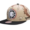 Mitchell & Ness Snapback-Choco Camo Snapback Los Angeles Clippers