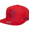 Mitchell & Ness Snapback-Christmas Day Snapback Hwc Los Angeles Clippers