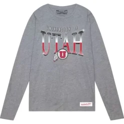 Mitchell & Ness T-Shirts & Tops-Chrome Ls Tee University Of Utah