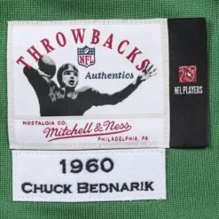 Mitchell & Ness Nfl Authentic-Chuck Bednarik 1960 Authentic Jersey Philadelphia Eagles