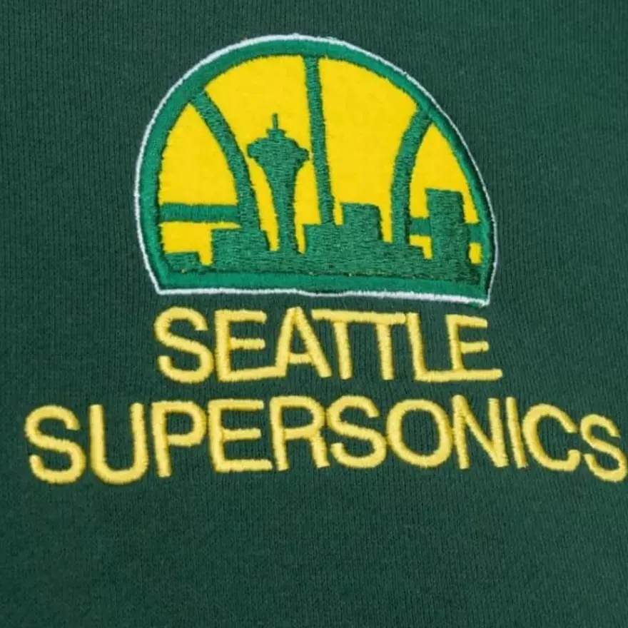 Mitchell & Ness Hoodies & Sweatshirts-City Collection Fleece Hoody Seattle Supersonics