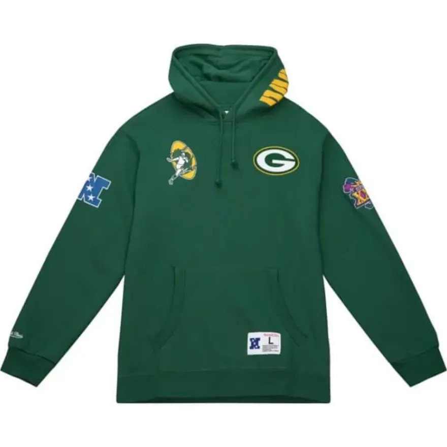 Mitchell & Ness Hoodies & Sweatshirts-City Collection Fleece Hoody Green Bay Packers