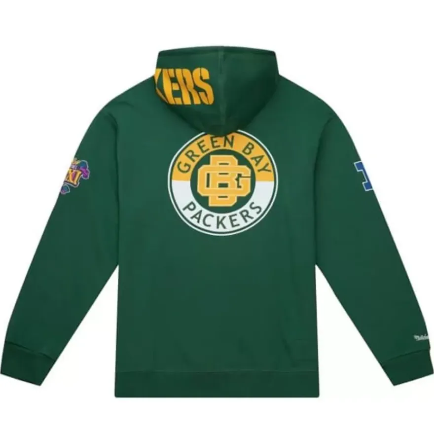 Mitchell & Ness Hoodies & Sweatshirts-City Collection Fleece Hoody Green Bay Packers