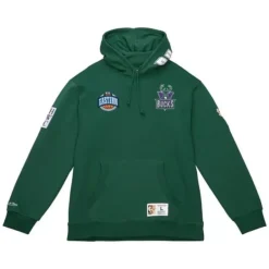 Mitchell & Ness Hoodies & Sweatshirts-City Collection Fleece Hoody Milwaukee Bucks
