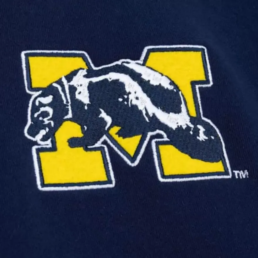 Mitchell & Ness Hoodies & Sweatshirts-City Collection Fleece Hoody University Of Michigan