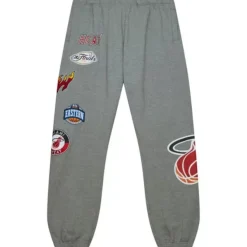 Mitchell & Ness Shorts-City Collection Fleece Pants Miami Heat