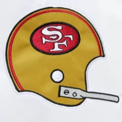 Mitchell & Ness Jackets & Outerwear-City Collection Lightweight Satin Jacket San Francisco 49Ers