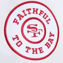 Mitchell & Ness Jackets & Outerwear-City Collection Lightweight Satin Jacket San Francisco 49Ers