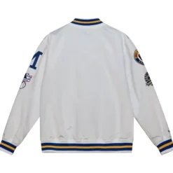 Mitchell & Ness Jackets & Outerwear-City Collection Lightweight Satin Jacket Milwaukee Brewers