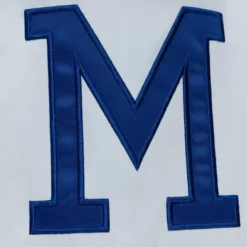 Mitchell & Ness Jackets & Outerwear-City Collection Lightweight Satin Jacket Milwaukee Brewers