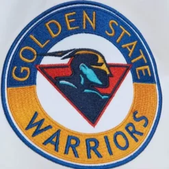 Mitchell & Ness Jackets & Outerwear-City Collection Lightweight Satin Jacket Golden State Warriors