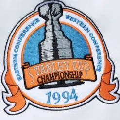 Mitchell & Ness Jackets & Outerwear-City Collection Lightweight Satin Jacket New York Rangers