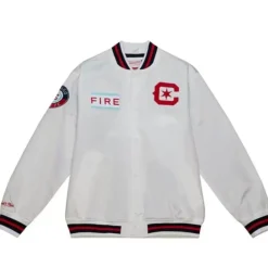Mitchell & Ness Jackets & Outerwear-City Collection Lightweight Satin Jacket Chicago Fire