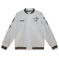 Mitchell & Ness Jackets & Outerwear-City Collection Lightweight Satin Jacket Houston Astros
