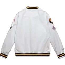 Mitchell & Ness Jackets & Outerwear-City Collection Lightweight Satin Jacket Pittsburgh Steelers
