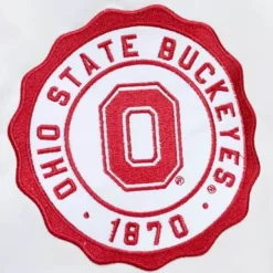 Mitchell & Ness Jackets & Outerwear-City Collection Lightweight Satin Jacket Ohio State