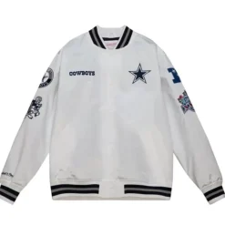 Mitchell & Ness Jackets & Outerwear-City Collection Lightweight Satin Jacket Dallas Cowboys