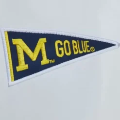 Mitchell & Ness Jackets & Outerwear-City Collection Lightweight Satin Jacket University Of Michigan