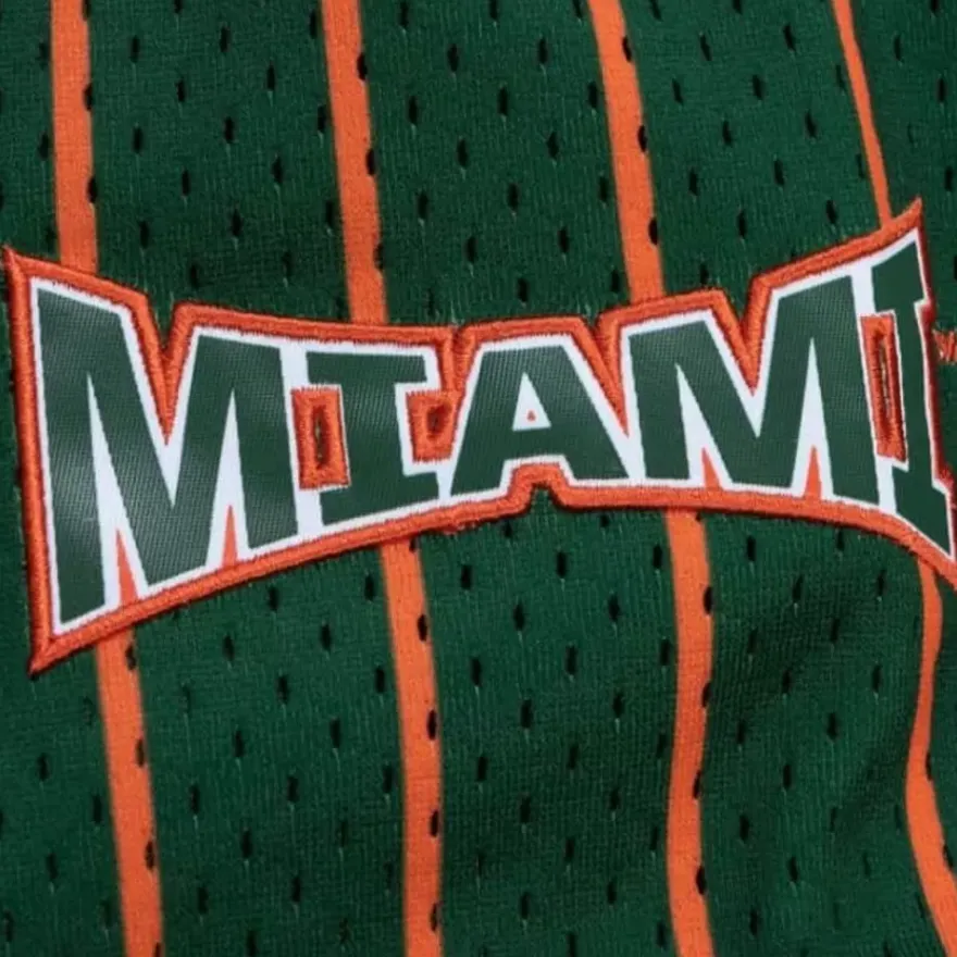 Mitchell & Ness Shorts-City Collection Mesh Shorts University Of Miami