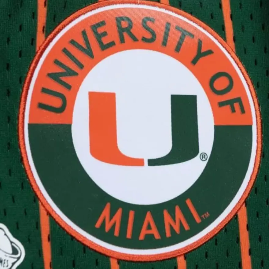 Mitchell & Ness Shorts-City Collection Mesh Shorts University Of Miami