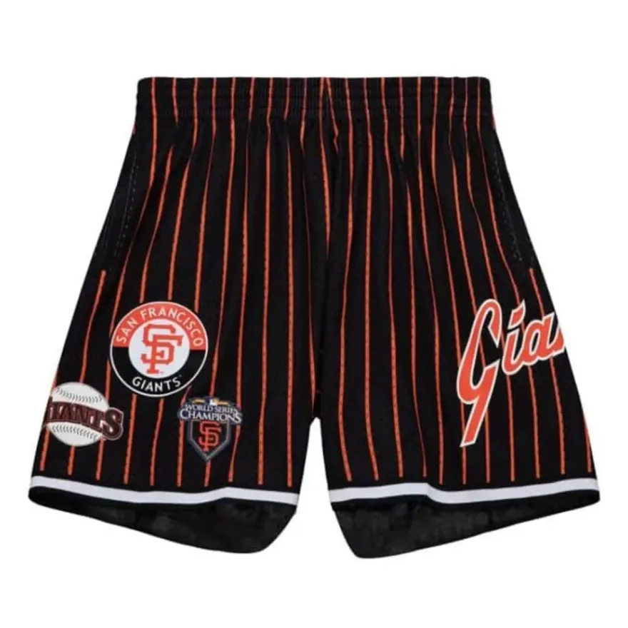 Mitchell & Ness Shorts-City Collection Mesh Shorts San Francisco Giants