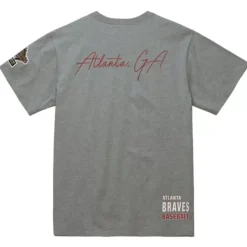 Mitchell & Ness T-Shirts & Tops-City Collection S/S Tee Atlanta Braves
