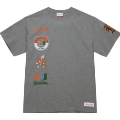 Mitchell & Ness T-Shirts & Tops-City Collection Ss Tee University Of Miami