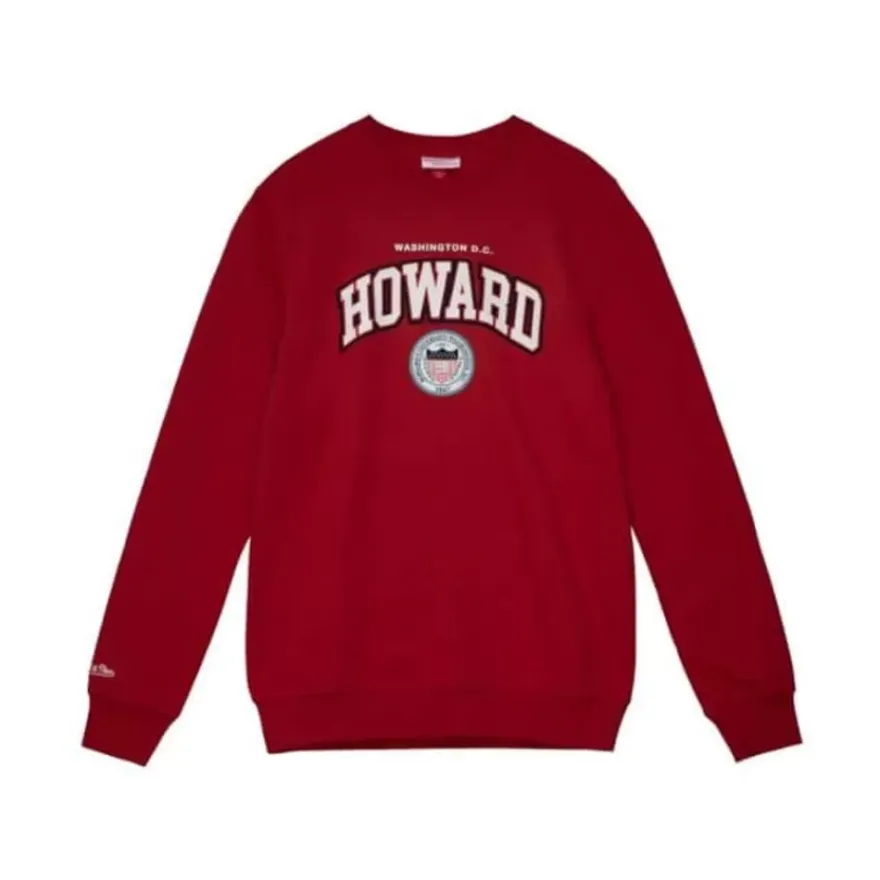 Mitchell & Ness Hoodies & Sweatshirts-Classic Arch Crewneck Howard University
