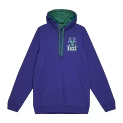 Mitchell & Ness Hoodies & Sweatshirts-Classic French Terry Hoody Milwaukee Bucks