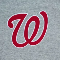 Mitchell & Ness Hoodies & Sweatshirts-Classic French Terry Hoodie Washington Nationals