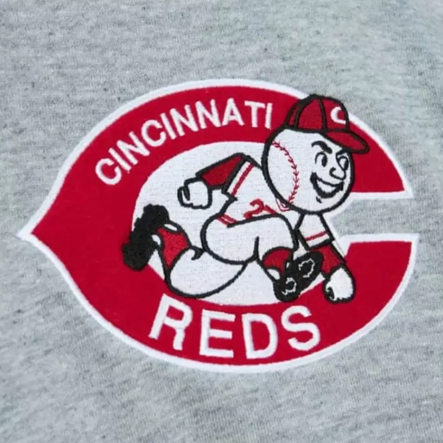 Mitchell & Ness Hoodies & Sweatshirts-Classic French Terry Hoodie Cincinnati Reds