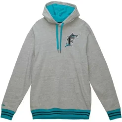 Mitchell & Ness Hoodies & Sweatshirts-Classic French Terry Hoodie Florida Marlins