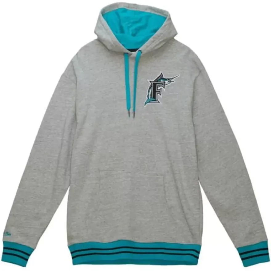 Mitchell & Ness Hoodies & Sweatshirts-Classic French Terry Hoodie Florida Marlins