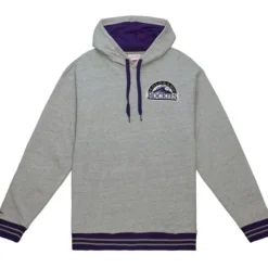 Mitchell & Ness Hoodies & Sweatshirts-Classic French Terry Hoodie Colorado Rockies