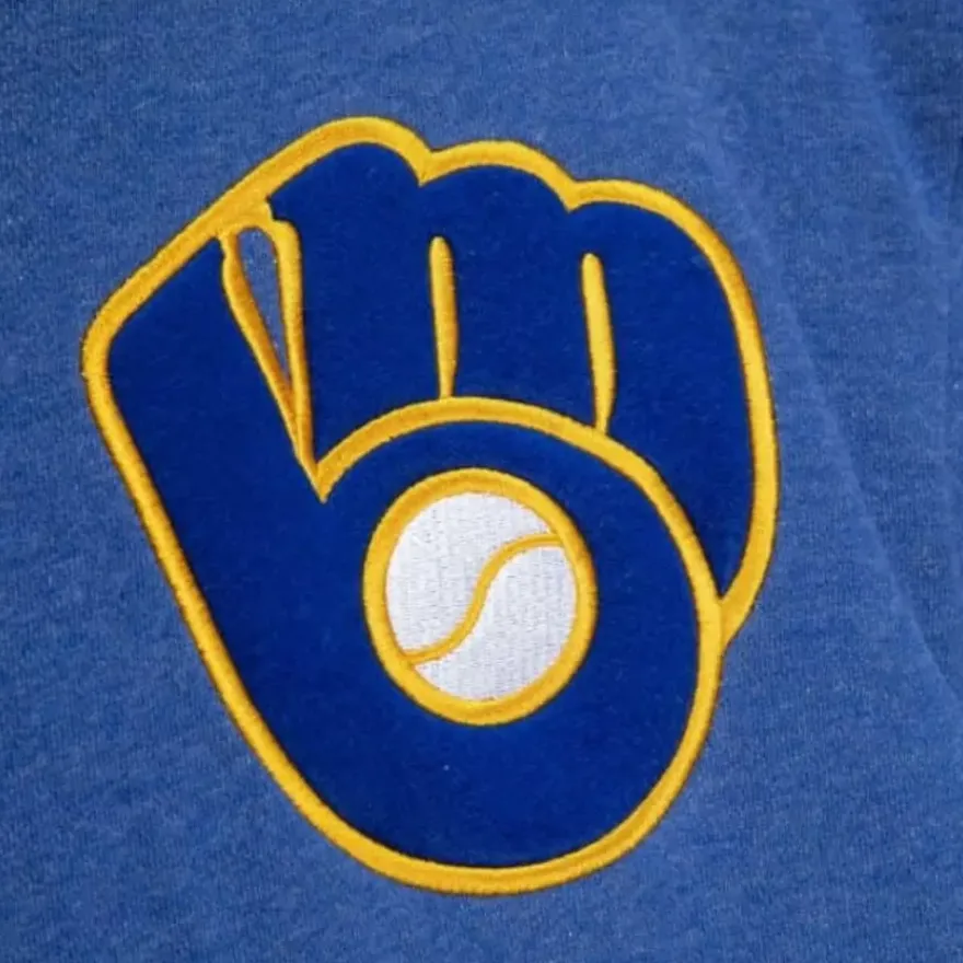 Mitchell & Ness Hoodies & Sweatshirts-Classic French Terry Hoody Milwaukee Brewers