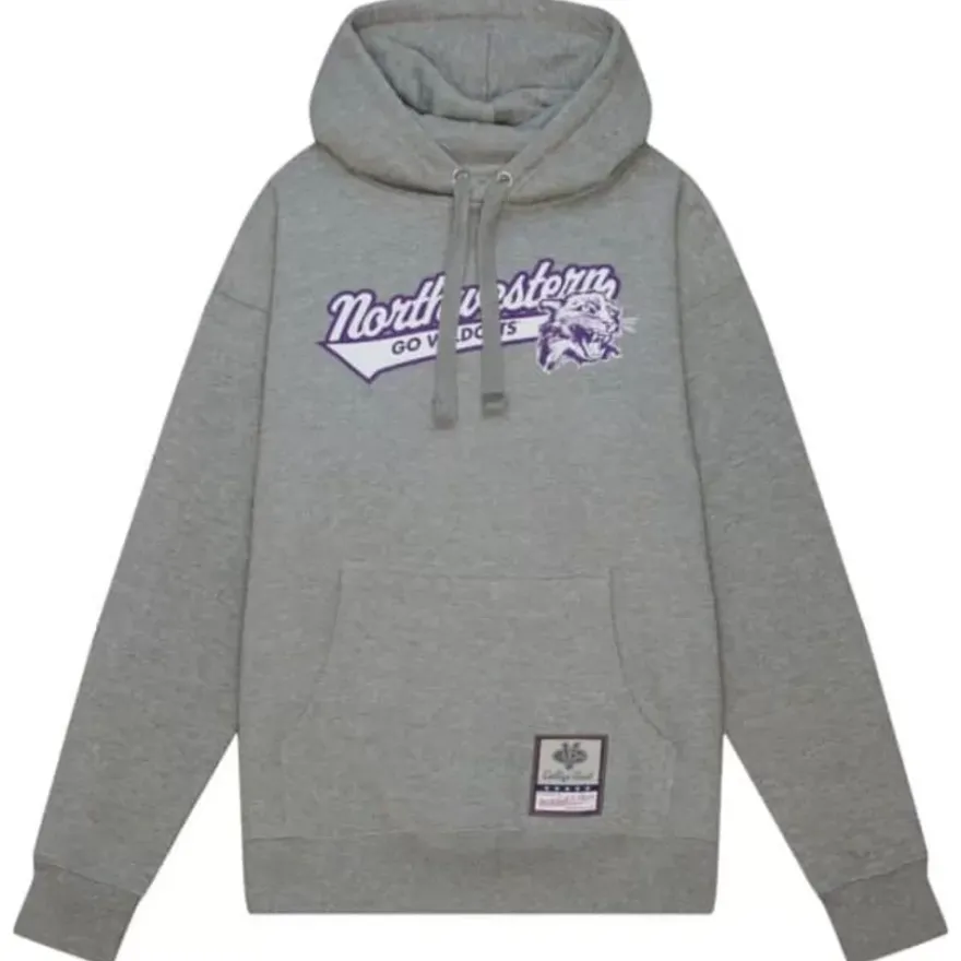 Mitchell & Ness Hoodies & Sweatshirts-College Tailsweep Pullover Northwestern University