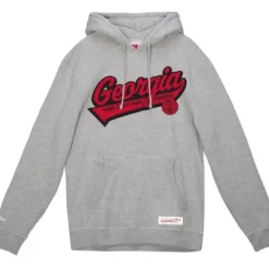 Mitchell & Ness Hoodies & Sweatshirts-College Tailsweep Pullover University Of Georgia