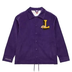 Mitchell & Ness Jackets & Outerwear-Collegiate Coaches Jacket Los Angeles Lakers