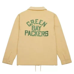 Mitchell & Ness Jackets & Outerwear-Collegiate Coaches Jacket Green Bay Packers