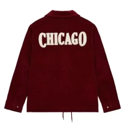 Mitchell & Ness Jackets & Outerwear-Collegiate Coaches Jacket Chicago Bulls