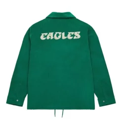 Mitchell & Ness Jackets & Outerwear-Collegiate Coaches Jacket Philadelphia Eagles