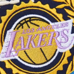 Mitchell & Ness Hoodies & Sweatshirts-Collegiate Crew Fleece Los Angeles Lakers
