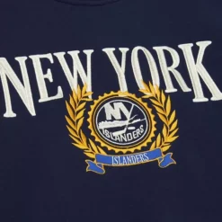 Mitchell & Ness Hoodies & Sweatshirts-Collegiate Crew Fleece New York Islanders