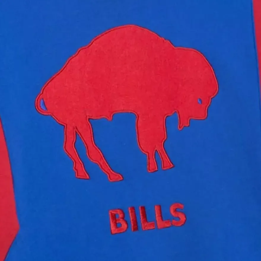 Mitchell & Ness Hoodies & Sweatshirts-Color Blocked Fleece 2.0 Buffalo Bills