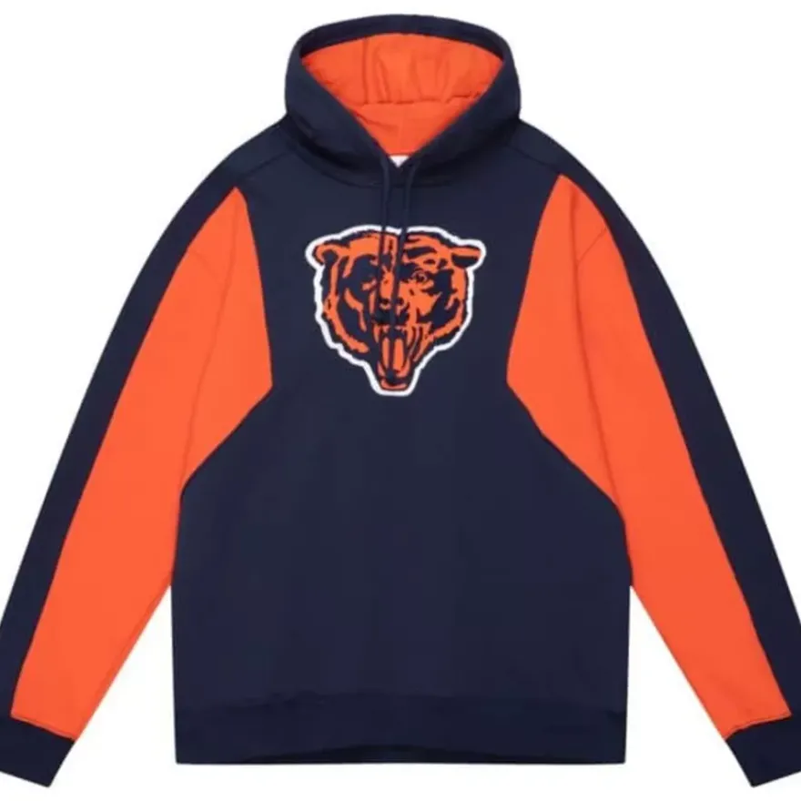 Mitchell & Ness Hoodies & Sweatshirts-Color Blocked Fleece 2.0 Chicago Bears