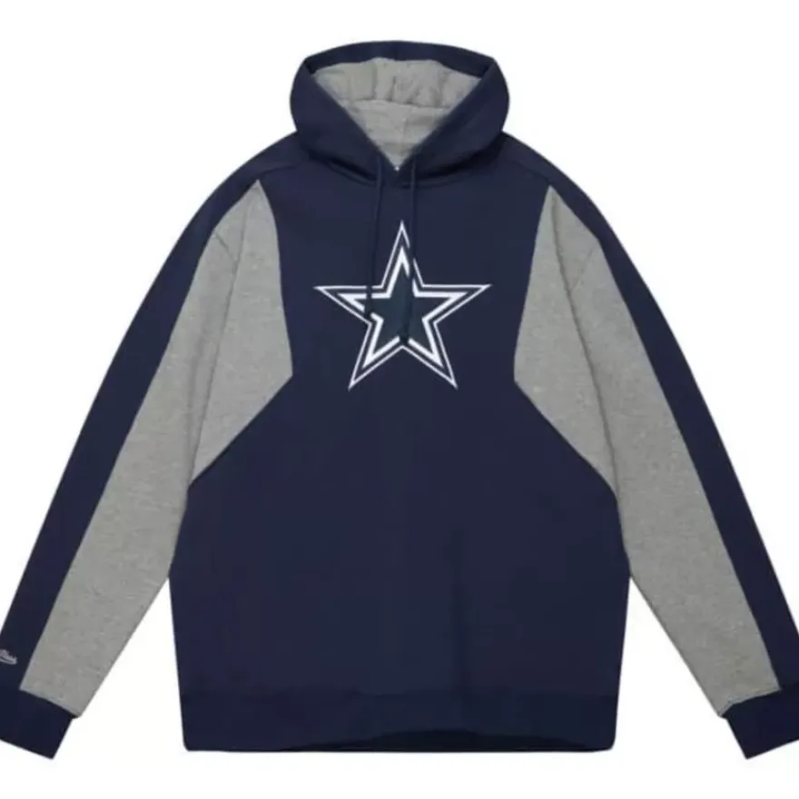 Mitchell & Ness Hoodies & Sweatshirts-Color Blocked Fleece 2.0 Dallas Cowboys